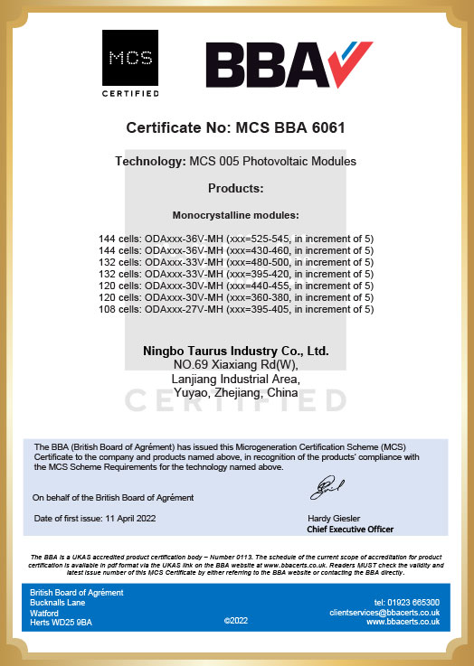 Chứng chỉ Osda-MCS